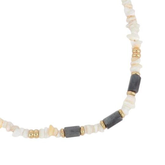 Ketting Amberine Zwartgrijs