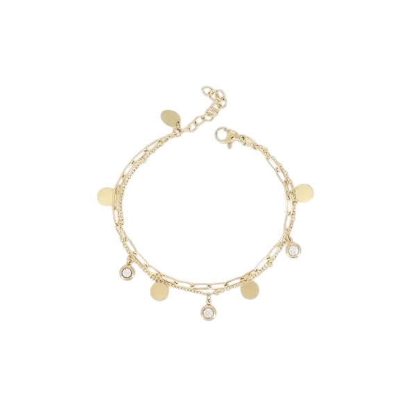 Armband Ronde Bedels Goud