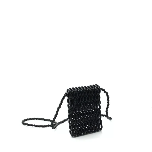Crossbody Tas Hout Manon Zwart