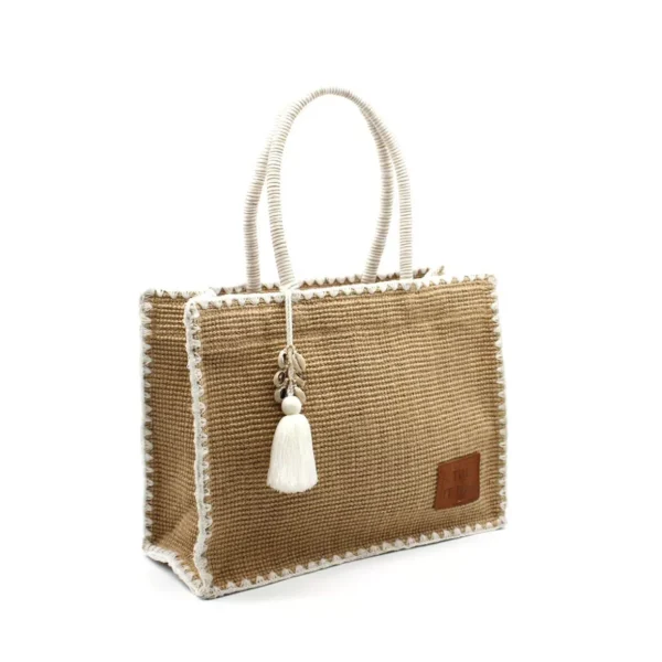 Strandtas Jute The It Bag Wit