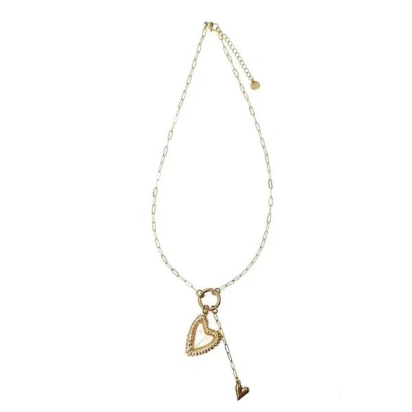 Halsketting Gouden Hart Mili