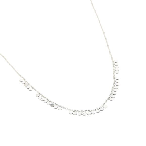 Halsketting Circles Zilver