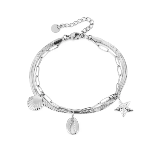 Armband Sea Charms Zilver