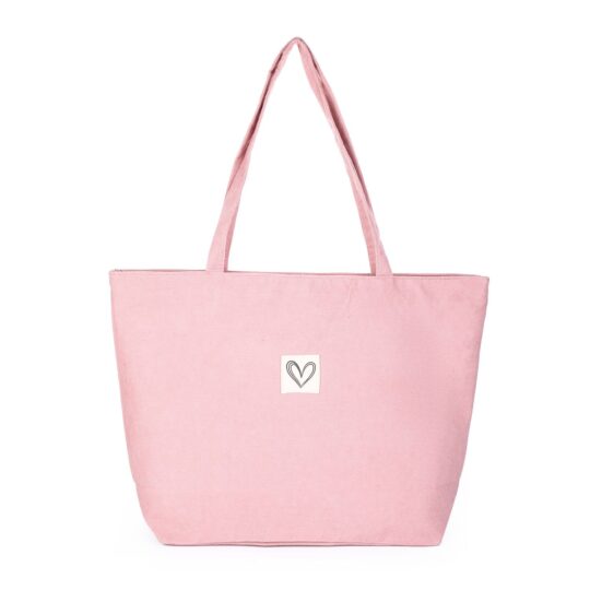 Shopper Tas Corduroy Sweetheart Roze
