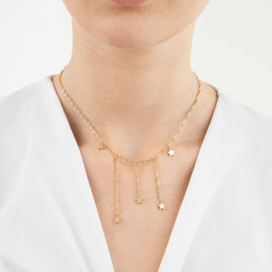 Ketting 5 Sterren Goud