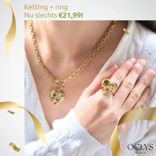 Lizzia 1 jaar Deal | Ketting + Ring