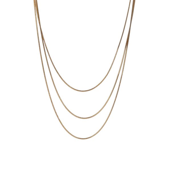 YOL-05 Ketting Layered Goud